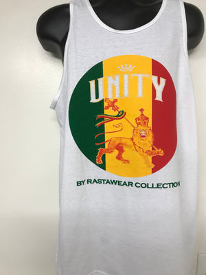 Unity white Mens tank top